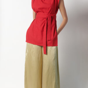 Kimono con cintura - Rosso