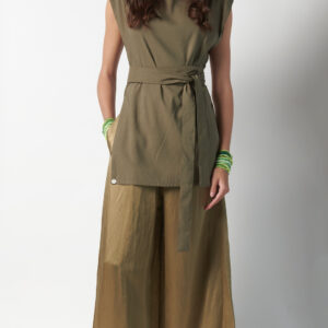 Kimono con cintura - Verde Oliva