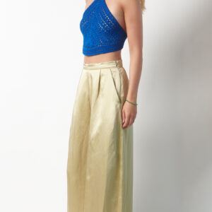 Pantalone palazzo - Verde Oliva - Copy