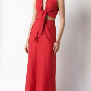 Top crop annodato - Rosso