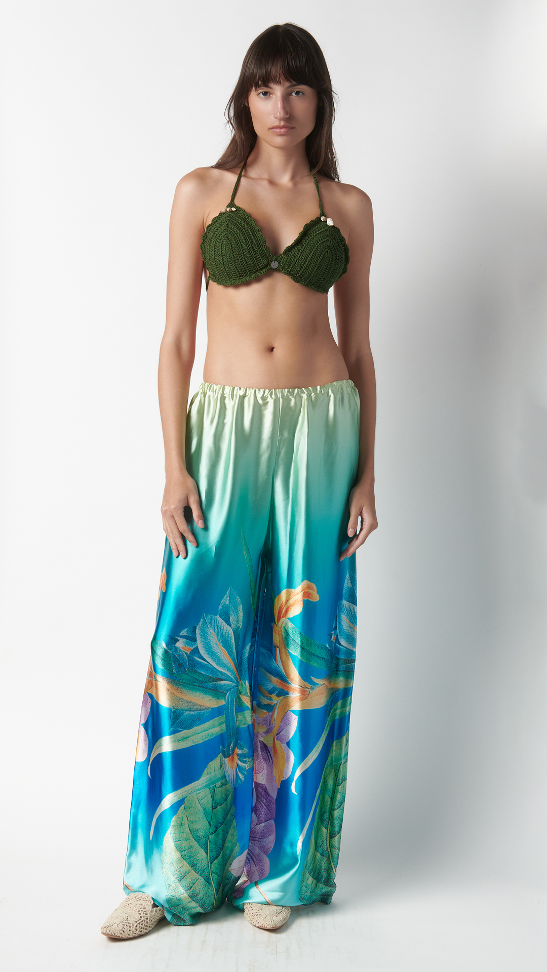 Pantalone pareo - Fantasia floreale Mauritius